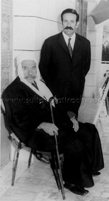 سلطان باشا الأطرش وابنه منصور- فالوغا- لبنان 1971